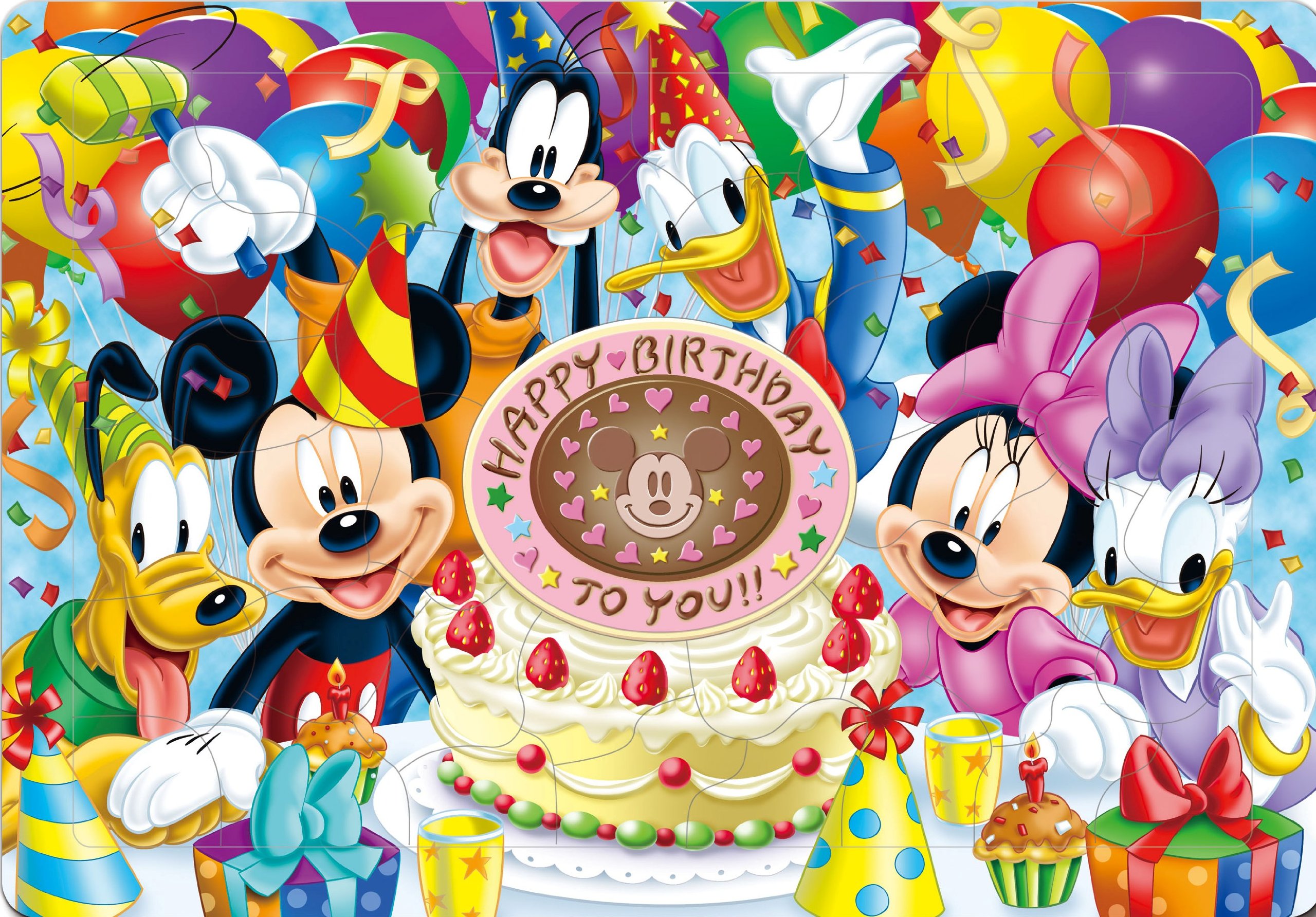 Amazon.co.jp: 41ピース 子供向けパズル ディズニー おたんじょうび